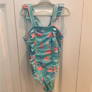 Tommy Bahama Pastel Flamingo Multicolor Swimsuit size 5